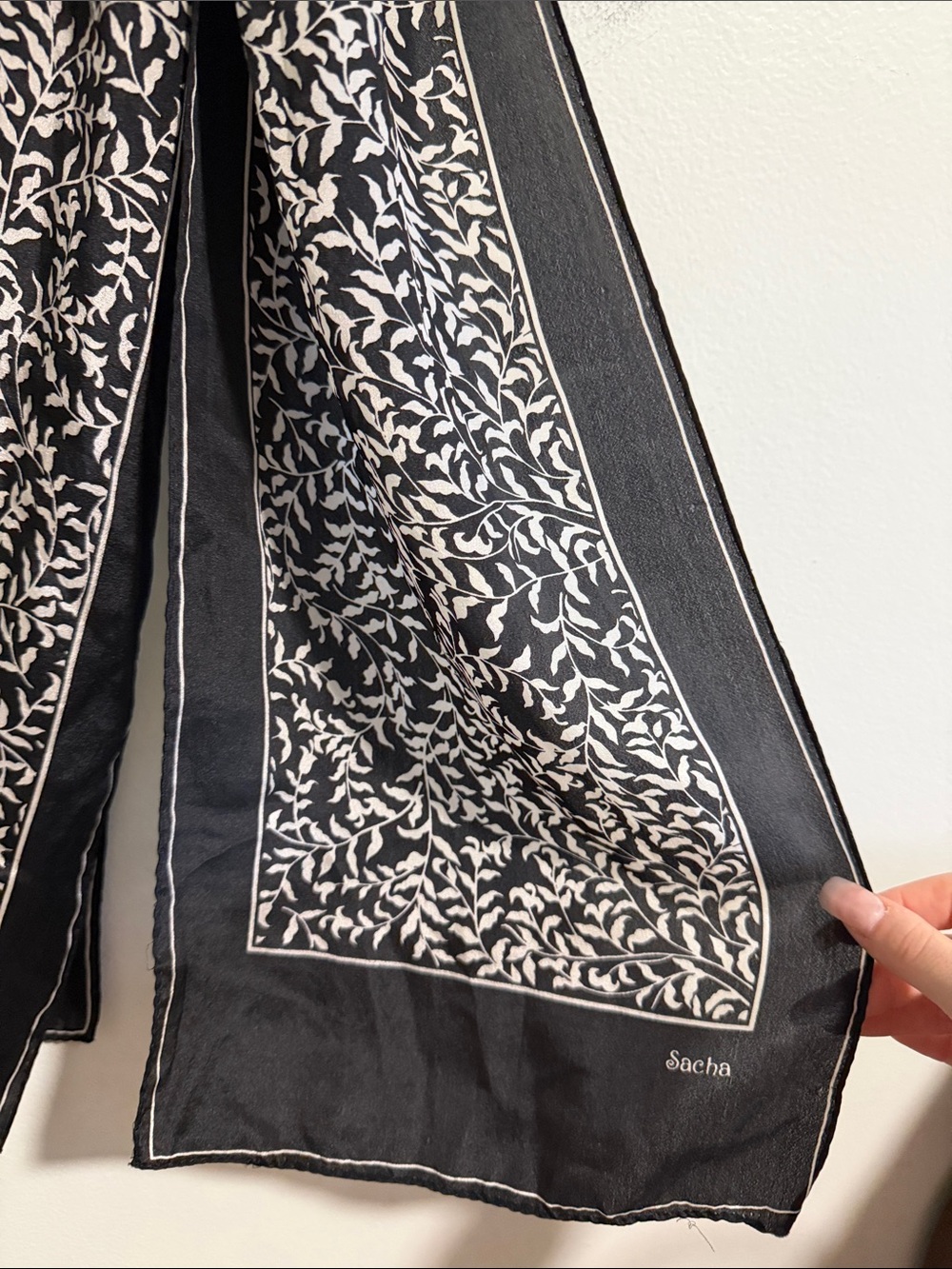 Sacha Silk Scarf - Picture 2 of 4
